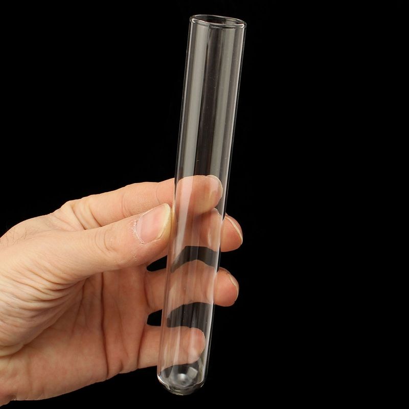 2020 20x150mm Clear Borosilicate Glass Test Tube Glass Wall Thickness