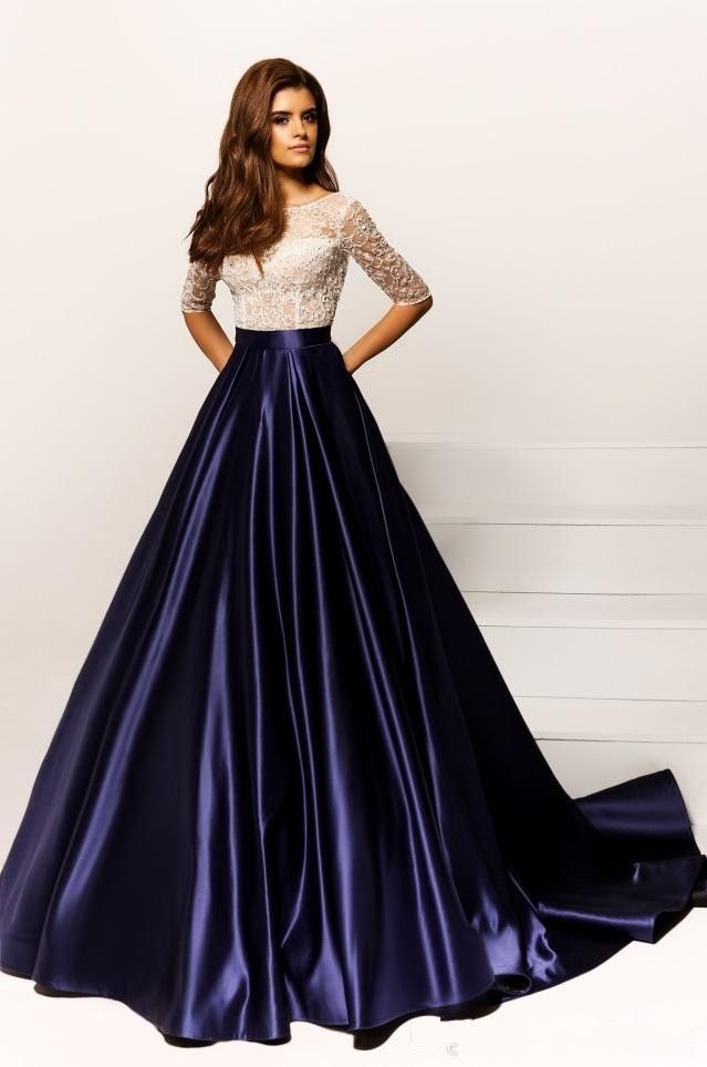 purple evening dresses