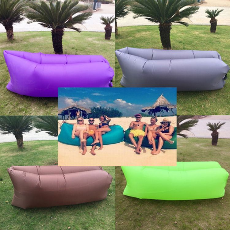 Lazy Fast Inflatable Air Bag Sofa Easy Inflatable Air Lounger Bed