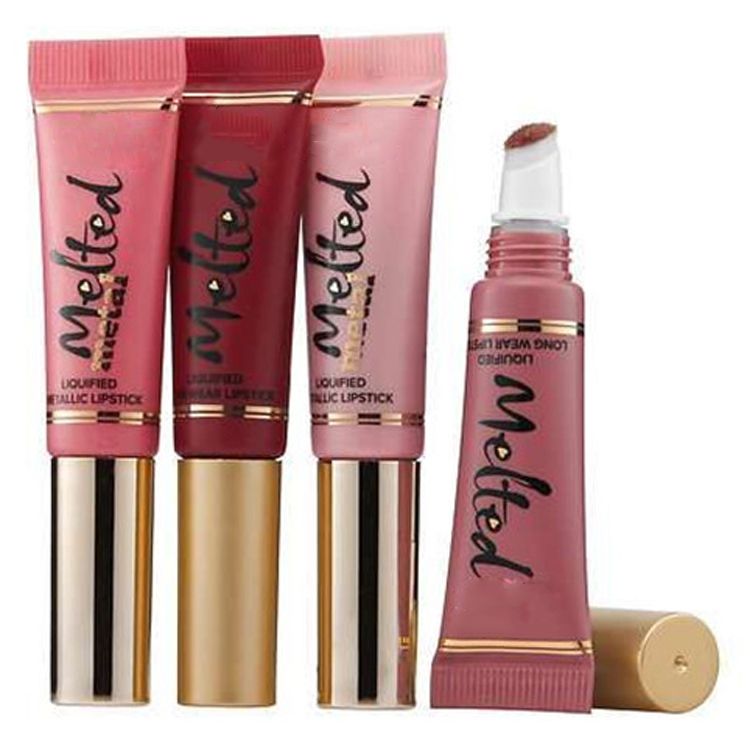 2018 Gros Fondu Français Bisous Liquéfié Longue Usure Rouge à Lèvres 4 Pcs Cadeau Coffret Pas Cher Prix