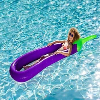 best 250cm inflatable eggplant lounge chair mesh eggplant swimming