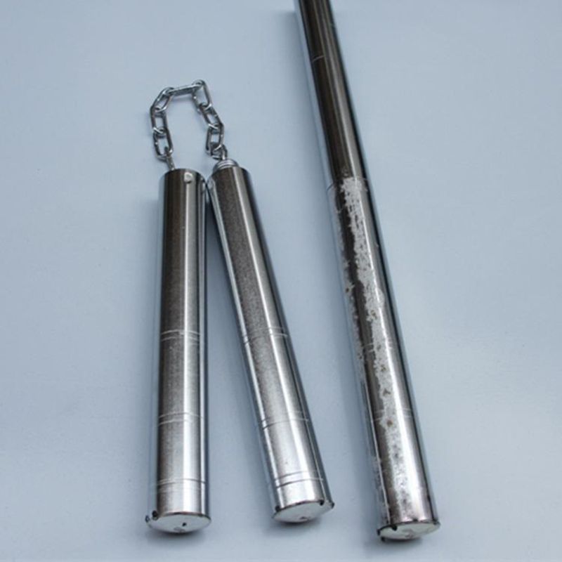 2019 Combined Stainless Steel Nunchakus Self Defense Nunchaku Non Slip
