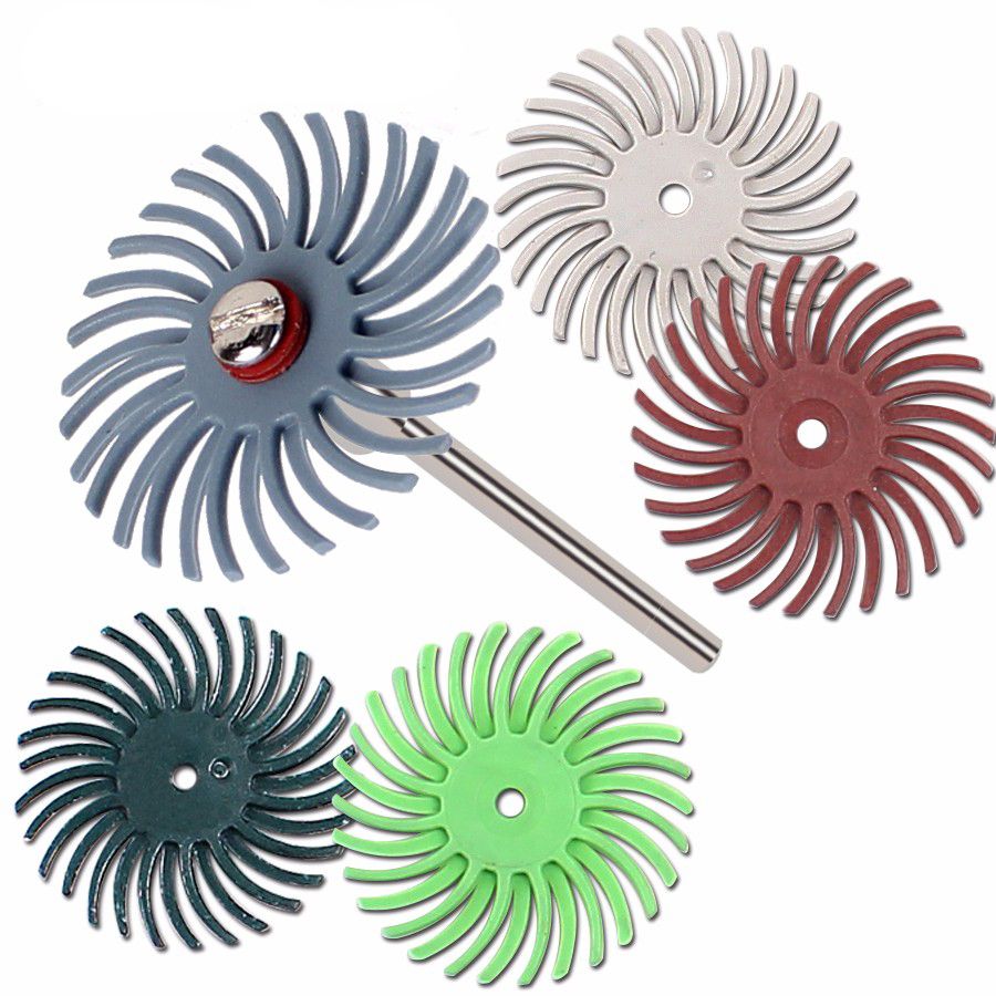 2021 Detail Abrasive Brush Mixed Grit Coarse Dremel Accessories For