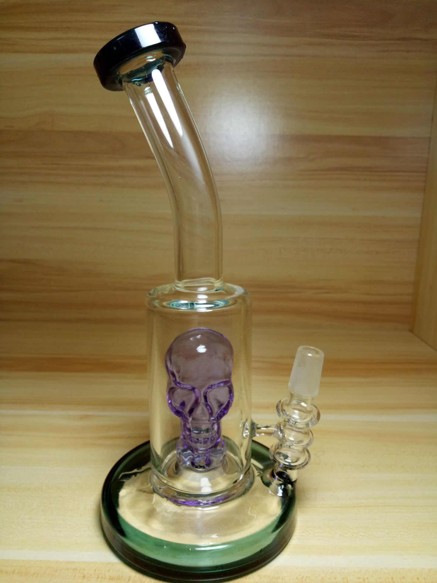 2019 Cheap Recycler Glass Bong Mini Bong Fab Egg Glass 9Inch Tall 14.5