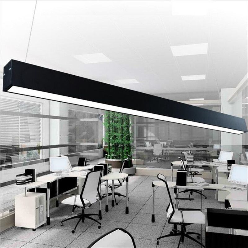 speiseleuchten 118cm office led aluminum rectangular ceiling pendant light modern silver led chandelier lamp fixture for dining room restaurant lights speiseleuchten 118cm office led aluminum rectangular ceiling pendant light modern silver led chandelier lamp fixture for dining room restaurant lights