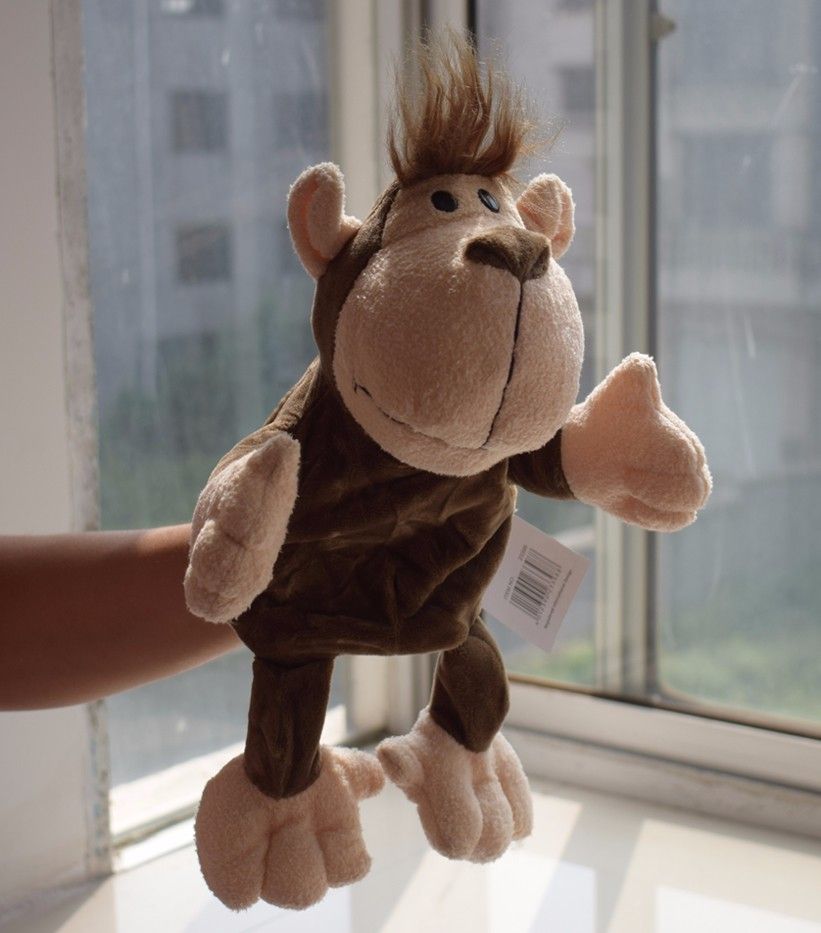 Animal Marionette Puppets Hand Puppet Theater Doll Toys Plush Story