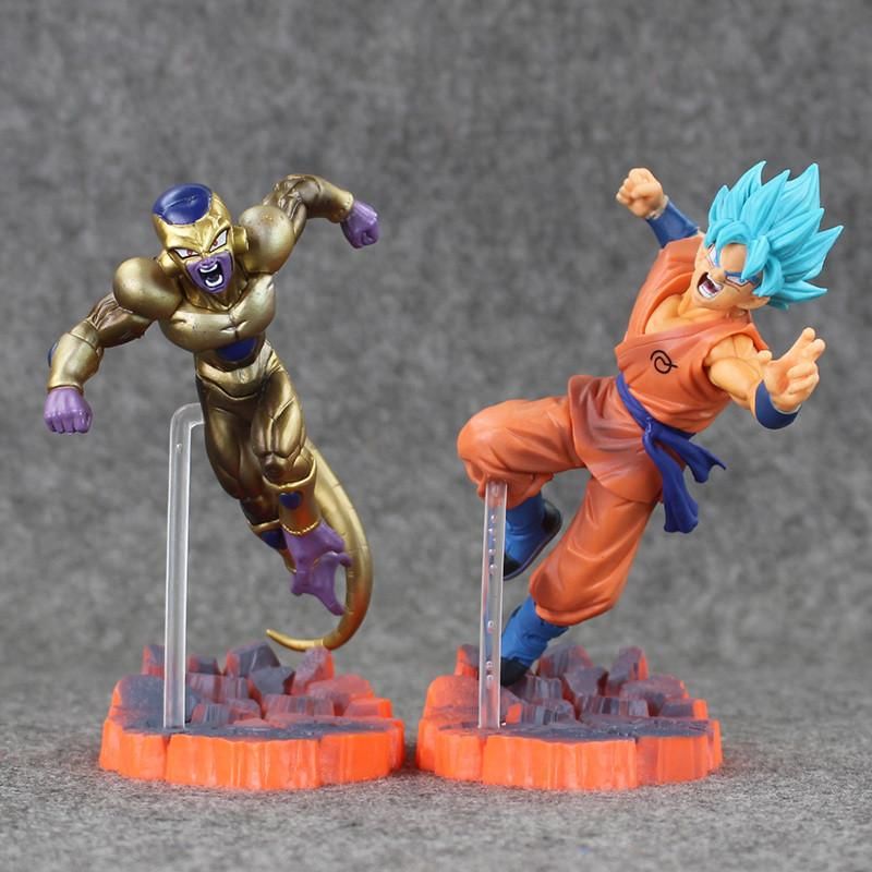 2020 Dragon Ball Z Resurrection F Golden Frieza Freeza Freezer VS Goku Action Figure Model Toy ...
