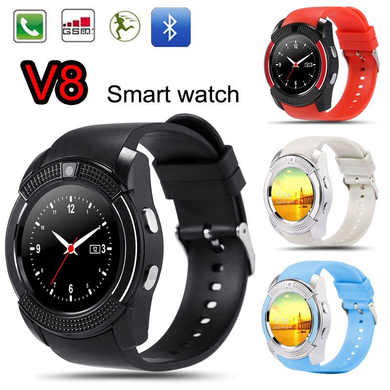 watch phone v8 smart