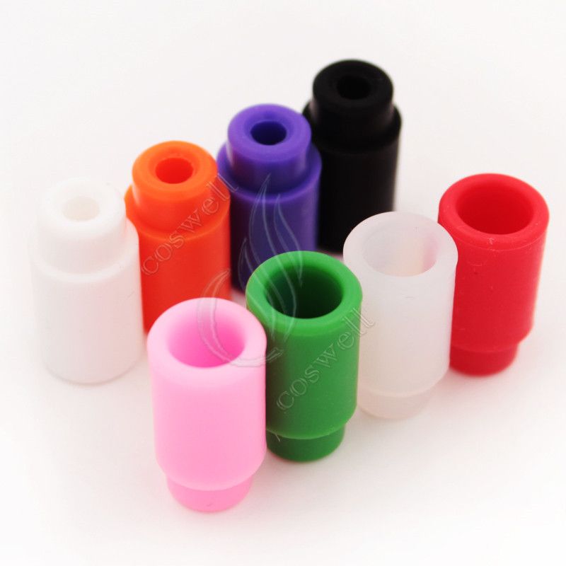 ful Silicone Drip Tips Disposable Rubber Universal Thread Test Dripper
