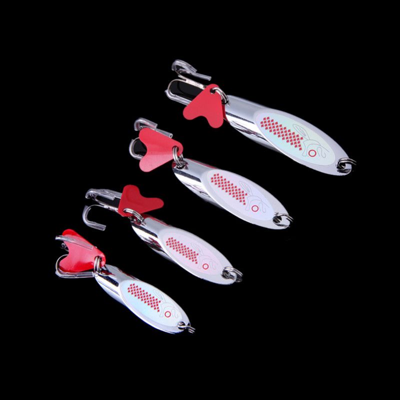 2019 7g 10g 14g 21g VIB Spoons Fishing Hooks Fishhooks 8/6/4 Hook