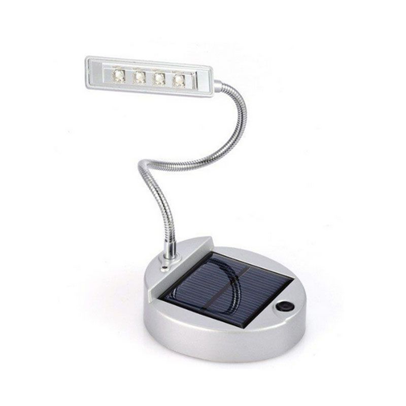 Whole Solar Power Light Collapsible Portable Book Night Whole Solar Power Light Collapsible Portable Book Night Battery Operat Table Lamp Flexible Desktop Reading 4 Led Desk Uv Plc