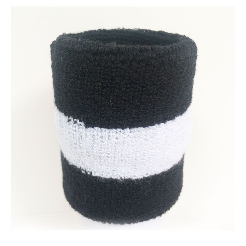 2018 Striped Sweatbands Terry Cloth Cotton Wrist Sweat Band Wristband