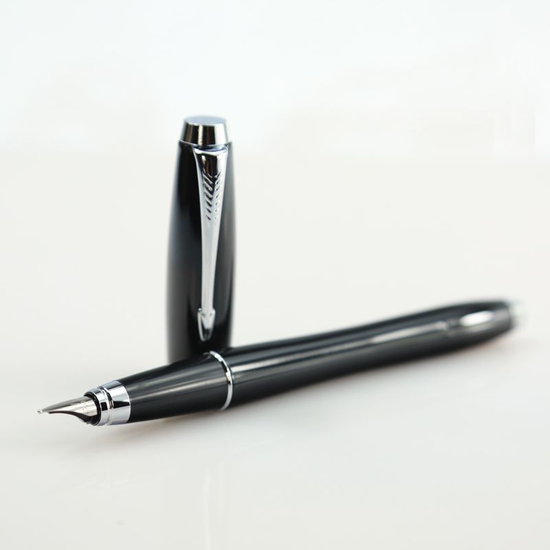 Perfect Parker Sonnet Series Steel Color Golden Clip 0.5mm Ballpoint Pen