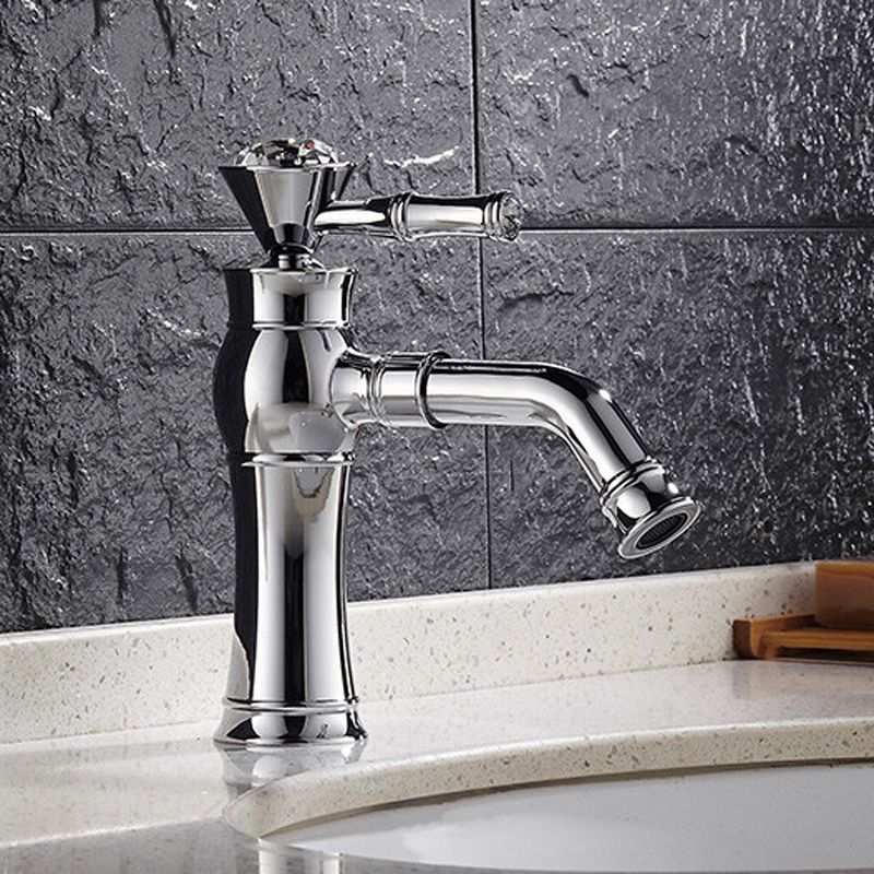 Crystal Ornament Kitchen Sink Faucet With Pure Brass Chrome One Handle Hole Best Choice When Your Fauct Repair Hs325