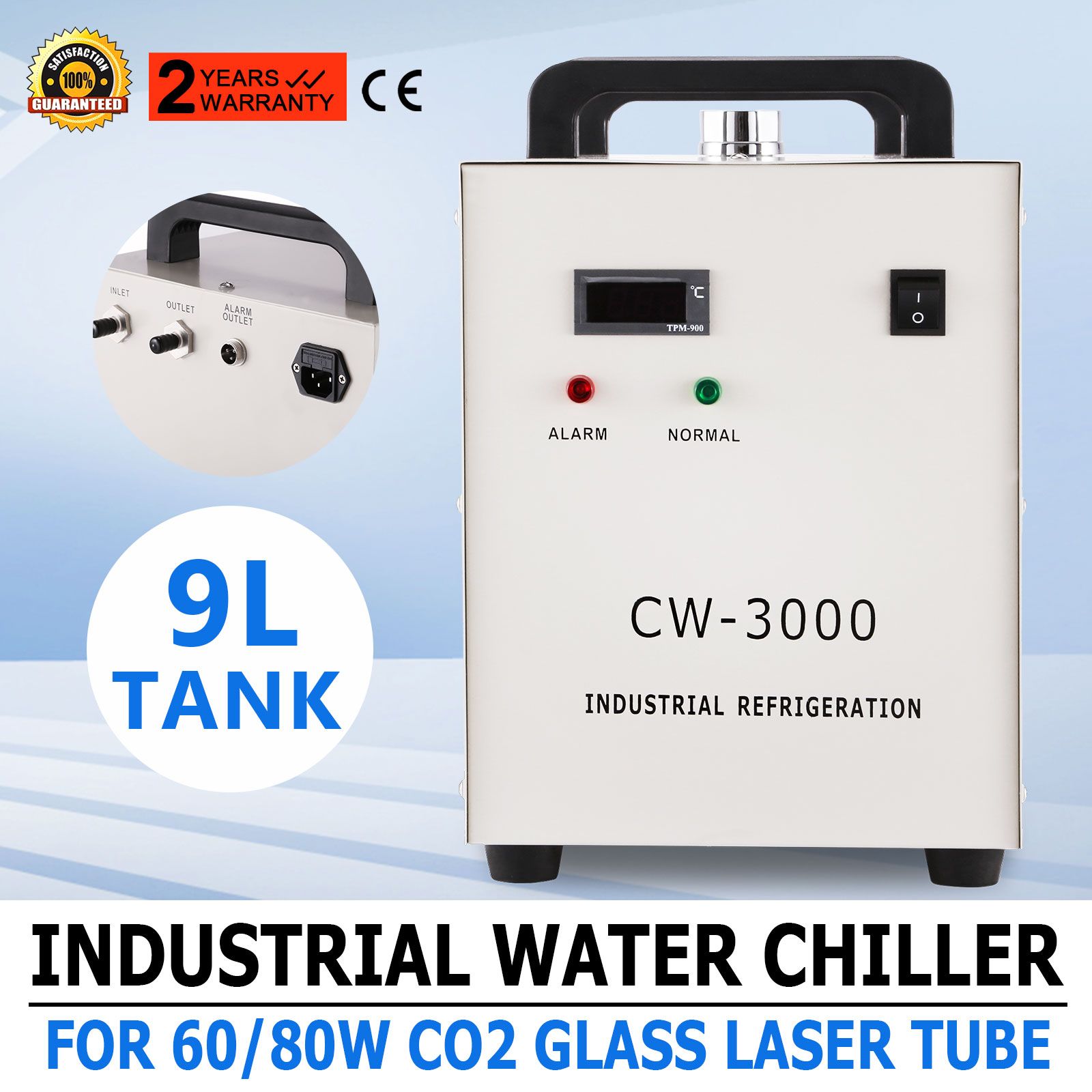 2019 CW 3000 Thermolysis Industrial Water Cooler Chiller For CNC/ Laser