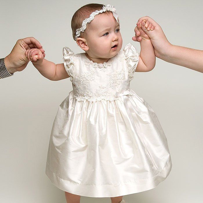 christening robe girl