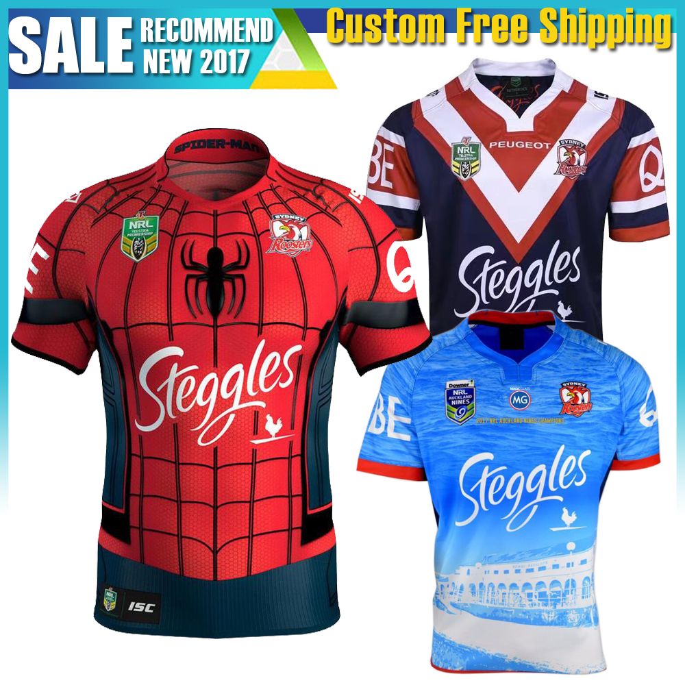 2020 2017 Australia Sydney Roosters Rugby Jerseys Men 9S Rugby Shirts