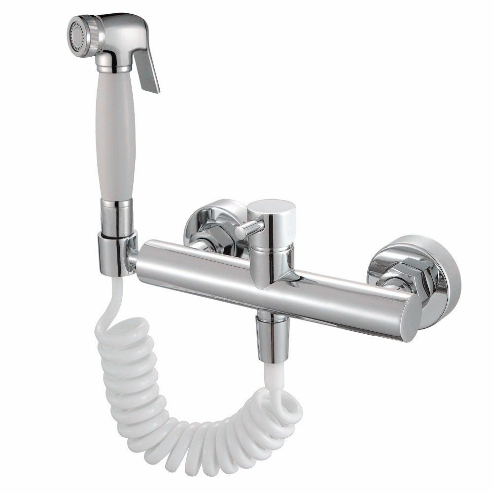 Acheter Robinet De Melangeur Froid Chaud De Jet De Bidet De Toilette De Salle De Bains En Laiton En Laiton Avec Le Tuyau Bidet Tenu Dans La Main Ensemble Tenu Dans La