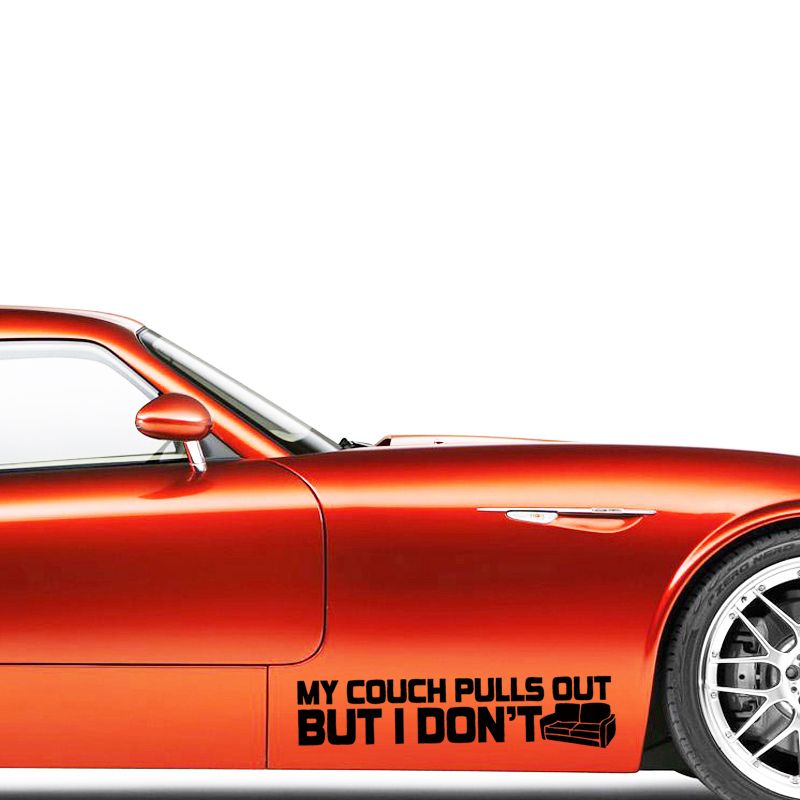 2019 My Couch Pulls Out But I Don T Sticker Funny Car Styling Jdm