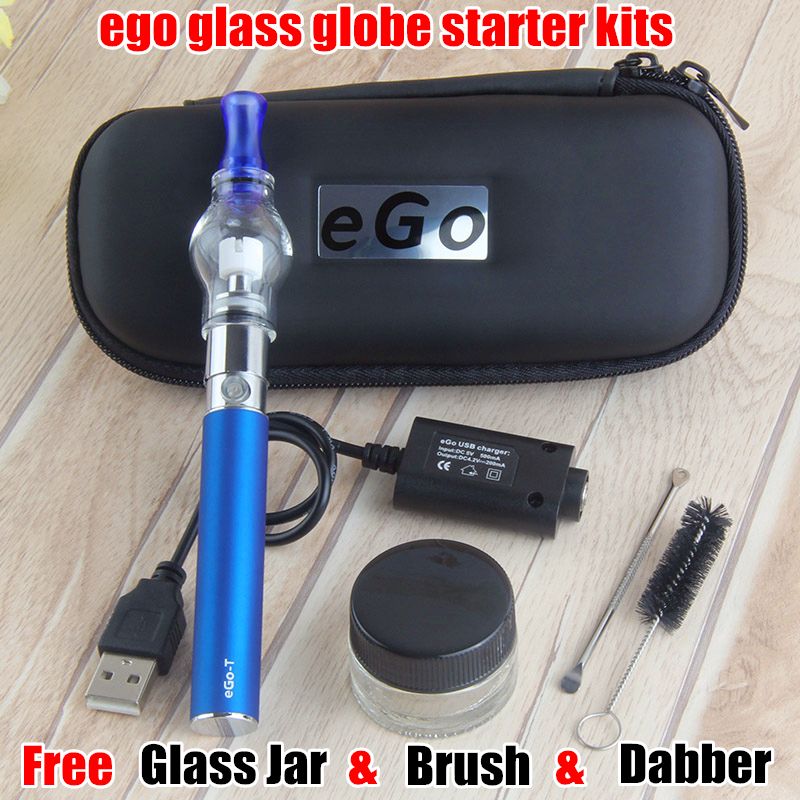 Ego Glass Globe Wax Vaporizer Pen Kit Ecigarette Glass Dome Vaporizer