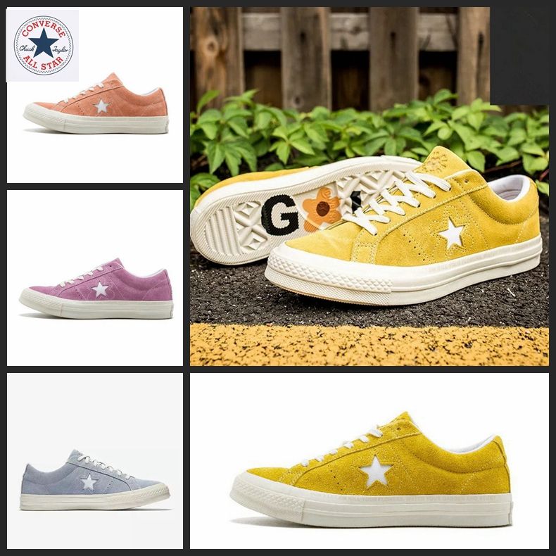 converse bambino gialle golf