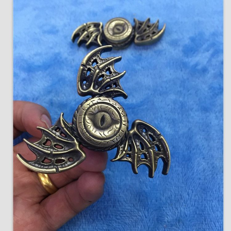 Dragon Hand Spinner Wing Bat Fid Spinners Alloy Fingertip Spiral