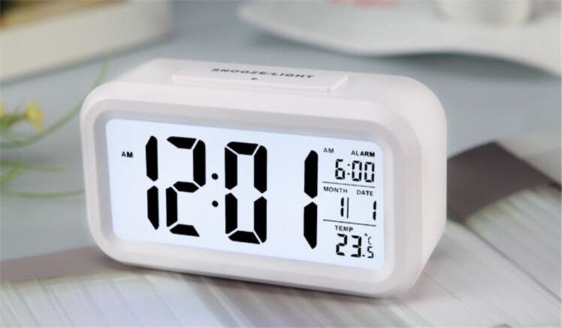 modern large display digital alarm clock