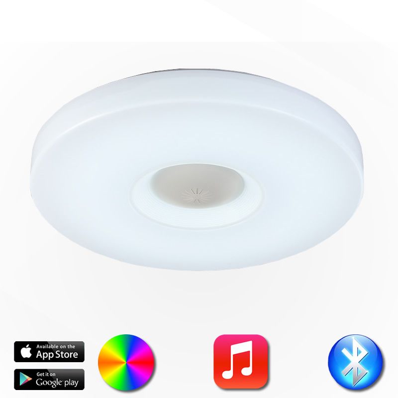 2019 Play Led Ceiling Lamp Bluetooth App Dimmable Rgb 2019 Play Led Ceiling Lamp Bluetooth App Dimmable Rgb Light 24w Multi Function Surface Mounted For Home From Ledlights Veanda