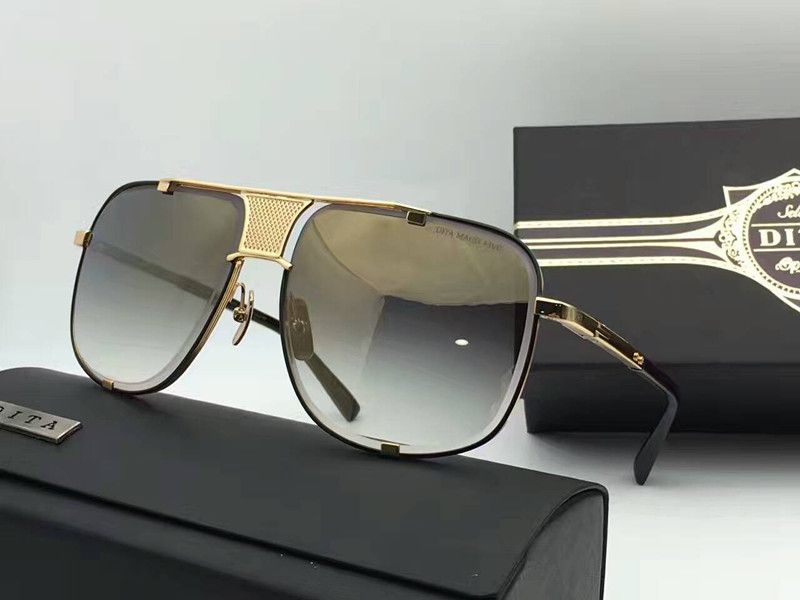 2017 New Dita Mach Five Sunglasses DRX 2087 Top Quality 18k Gold Plated ...