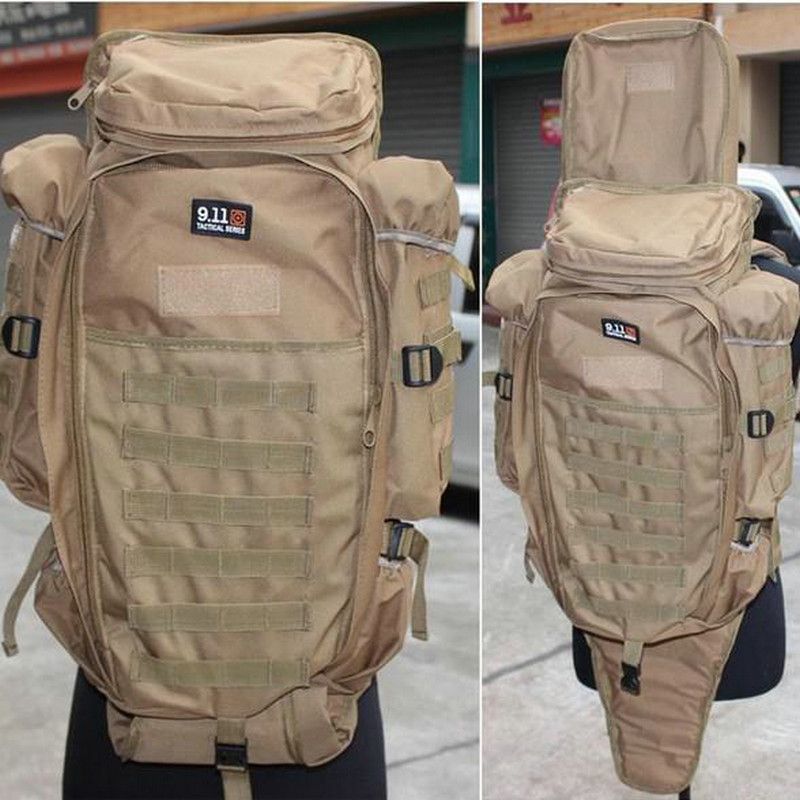 9.11 Full Gear Rifle Backpack 600D Nylon Tactical Army Big Capacity