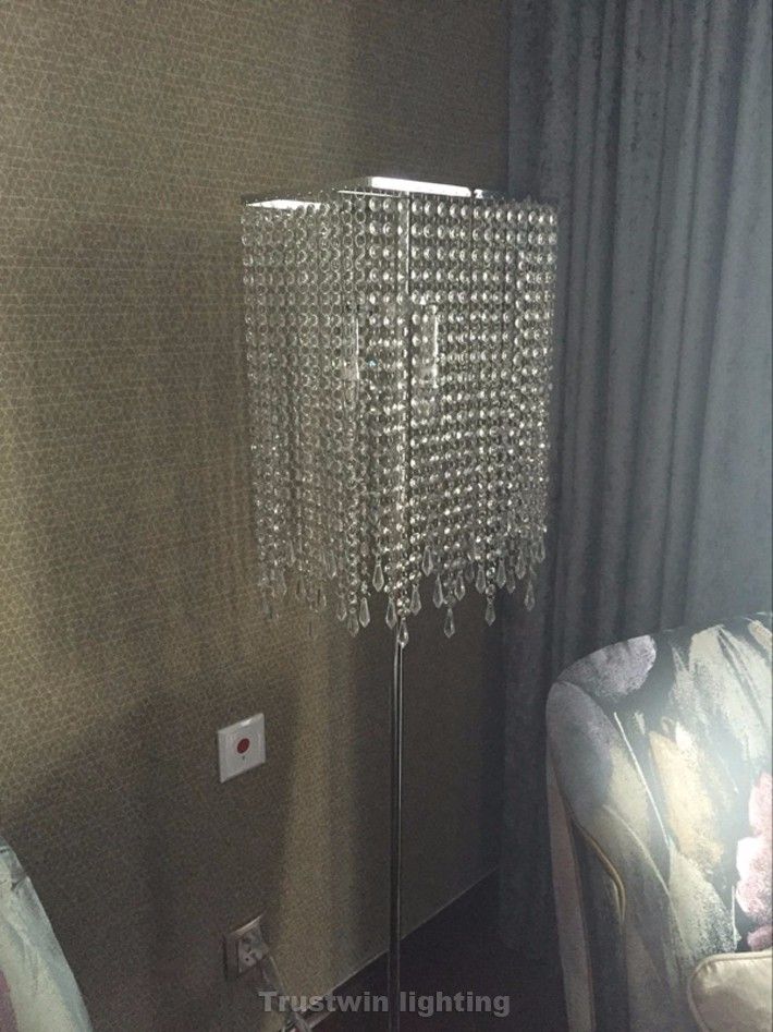 High Quality Oblong Rectangular Glass Square Crystal High Quality Oblong Rectangular Glass Square Crystal Floor Lamp Led Bulb Optional Light By Eplazalighting Dhgate Com