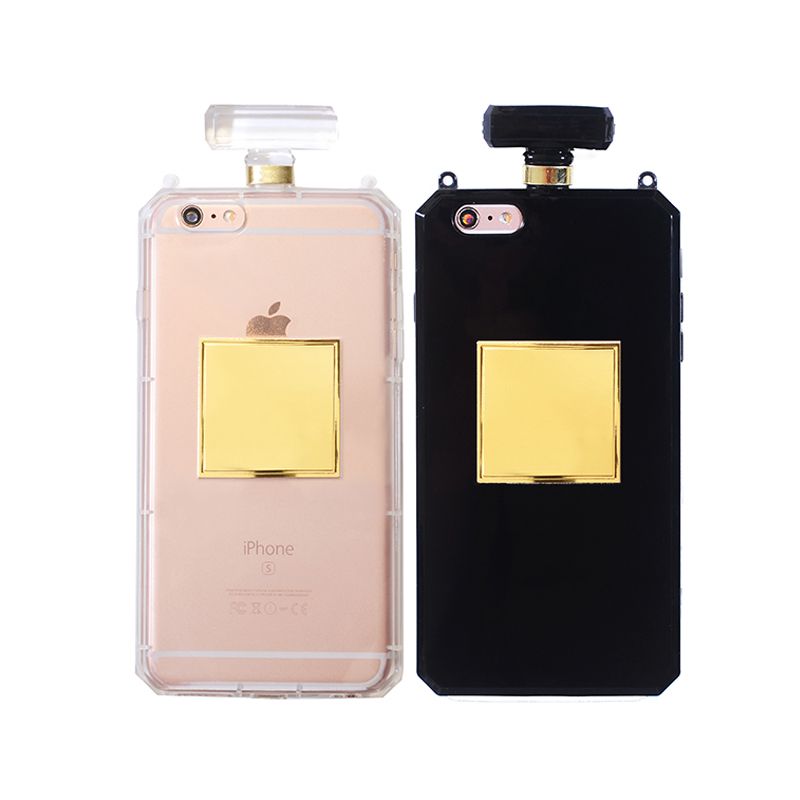 Perfume Bottle Cell Phone Case For IPhone 6s 4.7' With Metal Leather