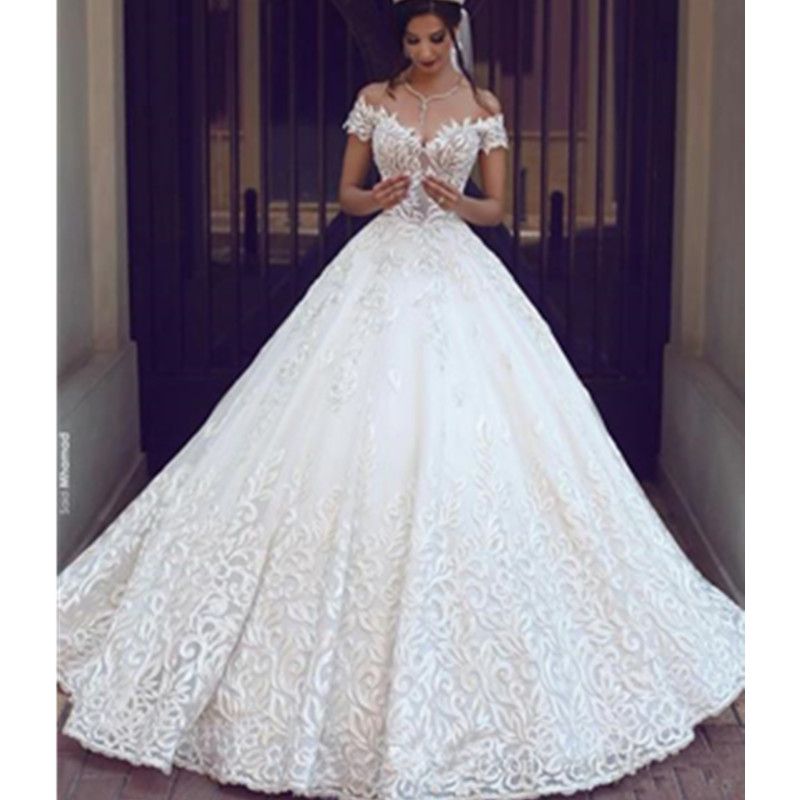 lace wedding dress princess