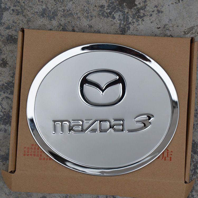 2020 For 2006 2015 Mazda 3 Fuel Tank Cover Stainless Steel Decorative