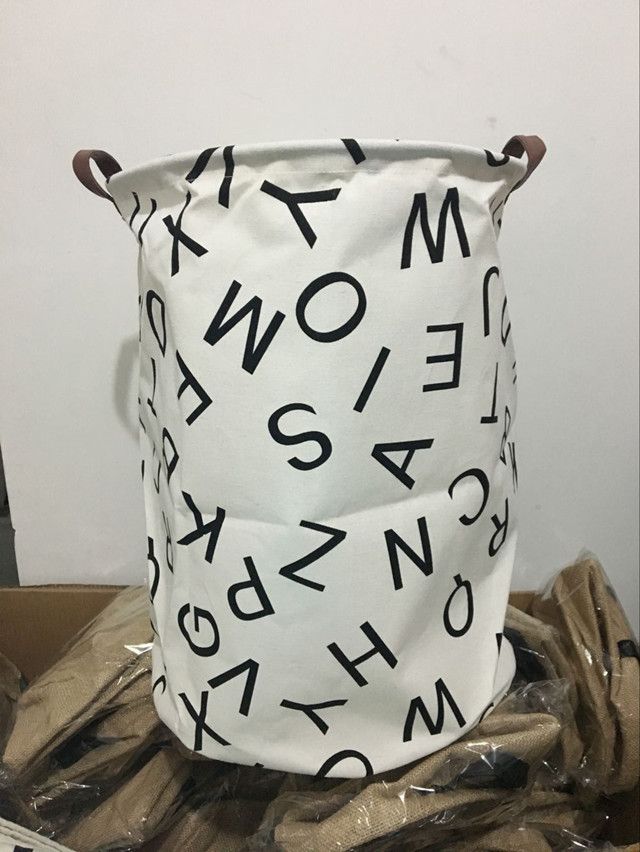 2019 Dhl 18 Style Waterproof Laundry Hamper Stripe Clothes Storage