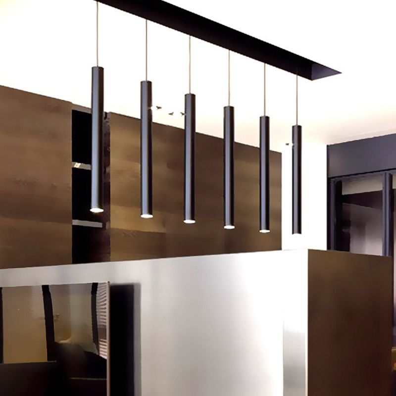 Led Pendant Lamp Lights Kitchen Island Dining Living Room Led Pendant Lamp Lights Kitchen Island Dining Living Room Decoration Cylinder Pipe Light Commercial Lighting Foyer