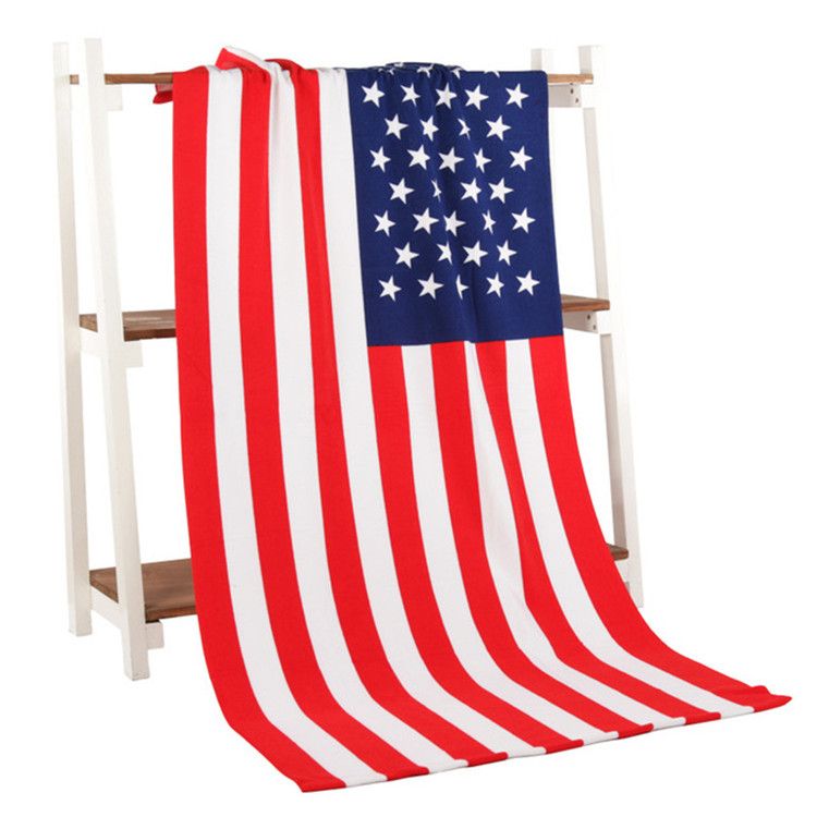 Summer Beach Towel 14075cm Towel Drying Washcloth Swimwear Shower Towels National Flag Usa Uk Canada Flag Hundred Dollar Free Shipping