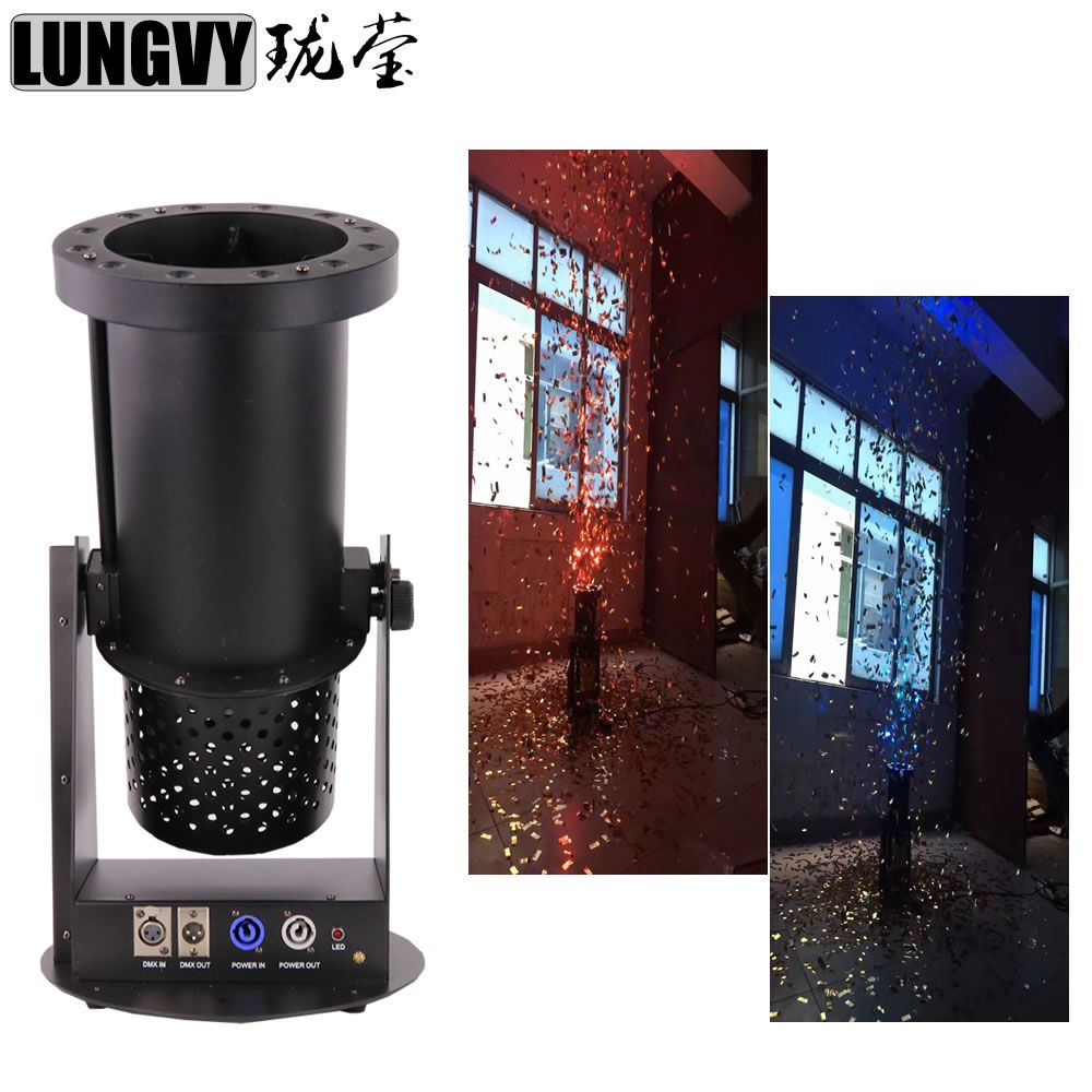 2020 Special Effect 12*3w RGB LED Confetti Machine,DMX Led Confetti
