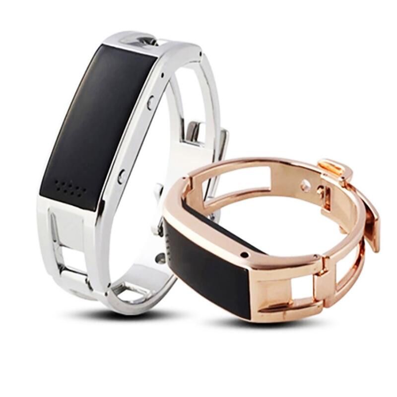 Bluetooth Bracelet D8 Full Steel Smart Bracelet Sync Phone LED Digital