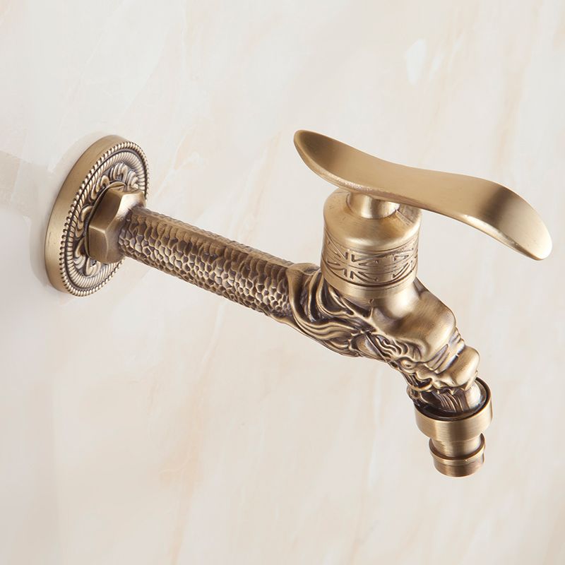 2021 Brass Laundry & Utility Faucets European Vintage Style Hot & Cold