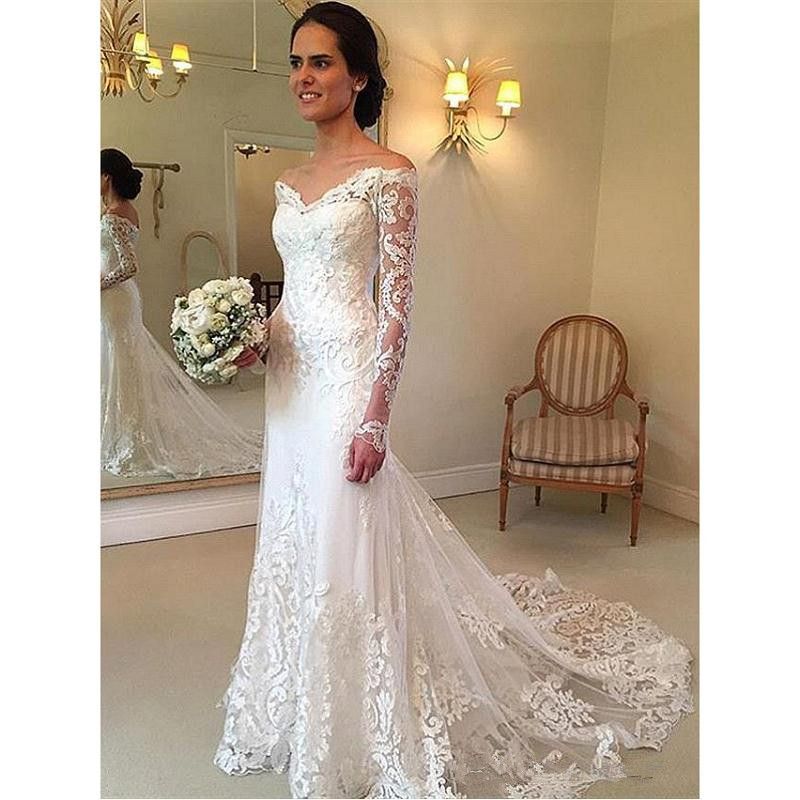 hot fashion lace mermaid wedding dresses