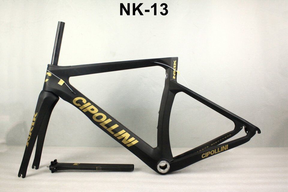 Classic Black Cipollini Nk1k T1000 3K Carbon Bike Frame Road Bicycle