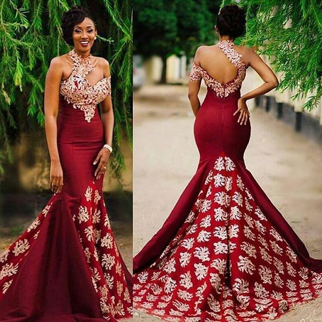 Red Mermaid Prom Dresses 