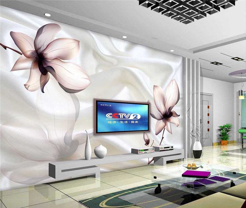 Living Room 3d Wallpaper modern living room wallpapers silk fabric flower 3d stereoscopic Living Room 3d Wallpaper modern living room wallpapers silk fabric flower 3d stereoscopic