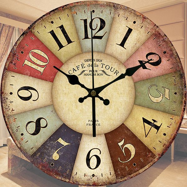 Digital Wooden Wall Clock Quartz Og Waterproof Digital Wooden Wall Clock Quartz Og Waterproof European Clocks Home Decor Iron Sun Large Movement Interesting For