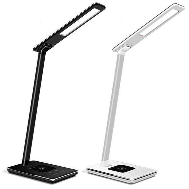 Led Desk Lamp Table Lights Folding Eye Friendly 4light Color Led Desk Lamp Table Lights Folding Eye Friendly 4light Color Temperature Book Light With Wireless Desktop Charger Reading