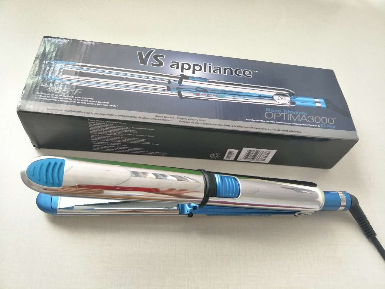 titanium plus hair straightener brush and iron