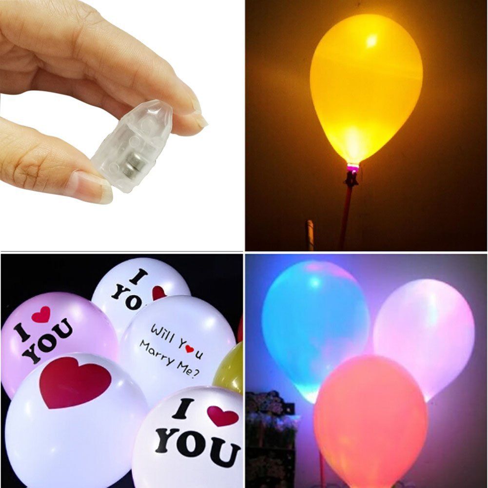 Best Mini Led Balloons Lamp Led Balloons Light Flashing Light Up Christmas Party Birthday Lanterns Decoration Wedding Christmas Decorate Light Under $0 21