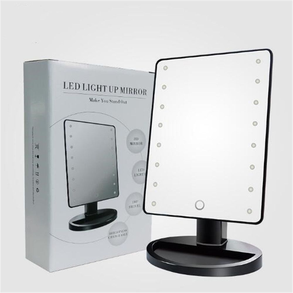 10x Magnifier 16 Leds Dimmable Led Light Up Makeup Mirror Magnifying 10x Magnifier 16 Leds Dimmable Led Light Up Makeup Mirror Magnifying Desktop Table Cosmetic Mirrors Wall Decor Modern Bathroom From Icable
