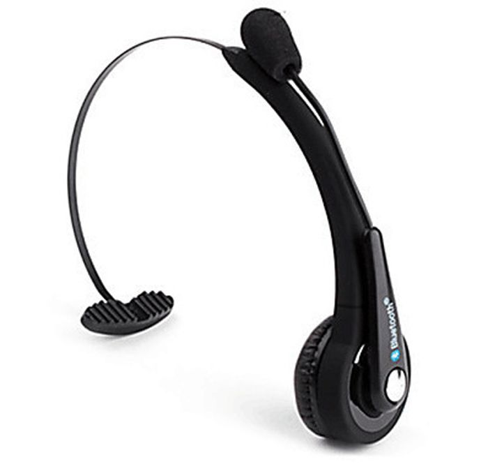 Wireless Bluetooth Headset With Boom Mic BTH 068 For Phone PS3 Trucker